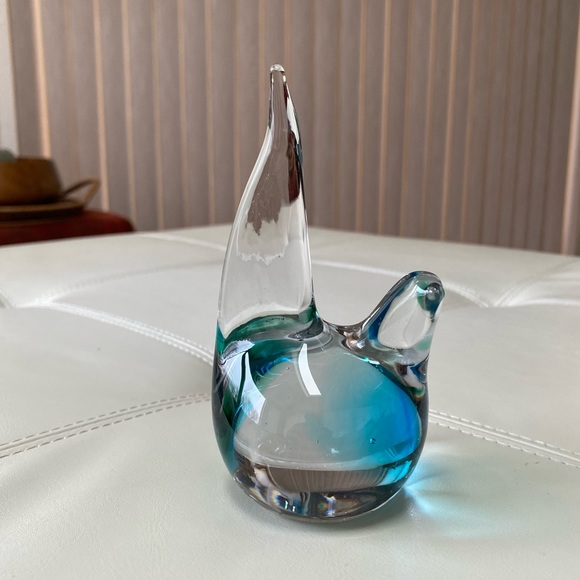 Lefton Other - Lefton art glass abstract bird blob